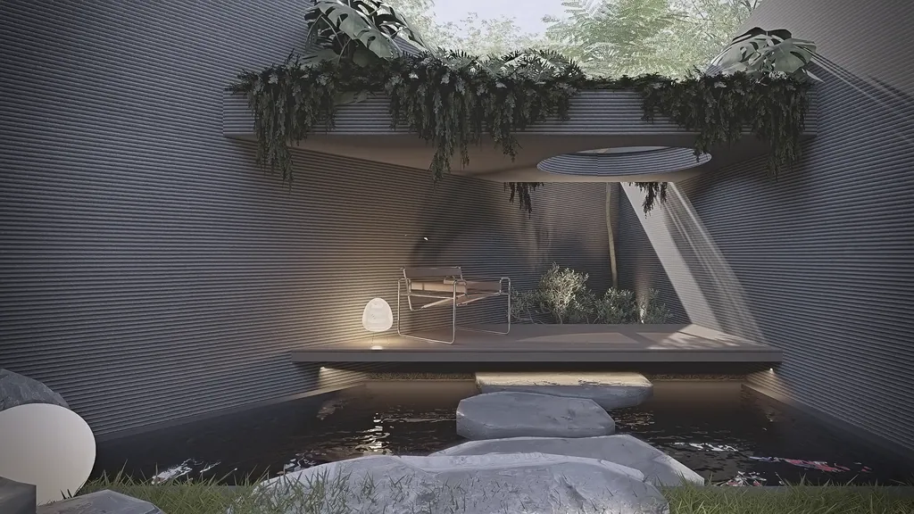 Fukaki House, Bandung — design visualisation, image 9
