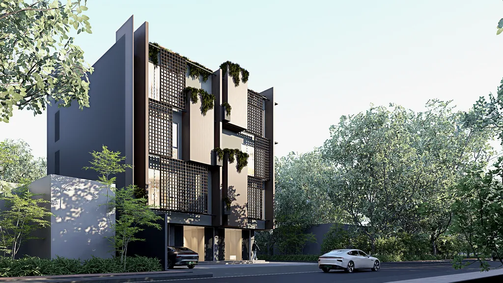 Karawitan Boarding House, Bandung — design visualisation, image 4