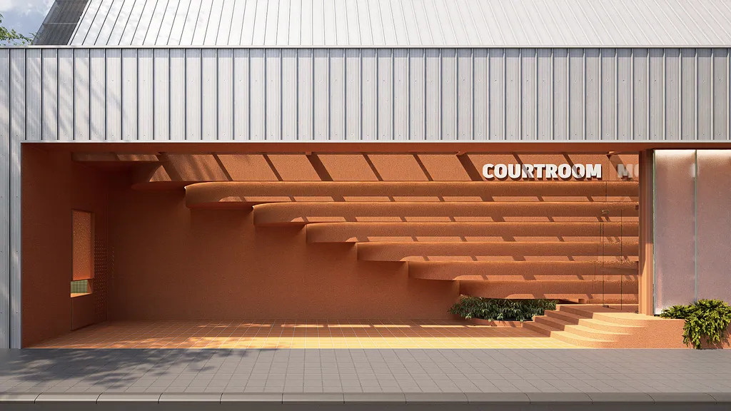 Courtroom Pondok Indah, Jakarta — design visualisation, image 1