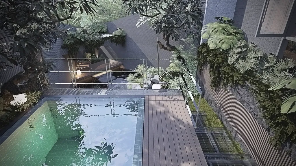 Fukaki House, Bandung — design visualisation, image 8