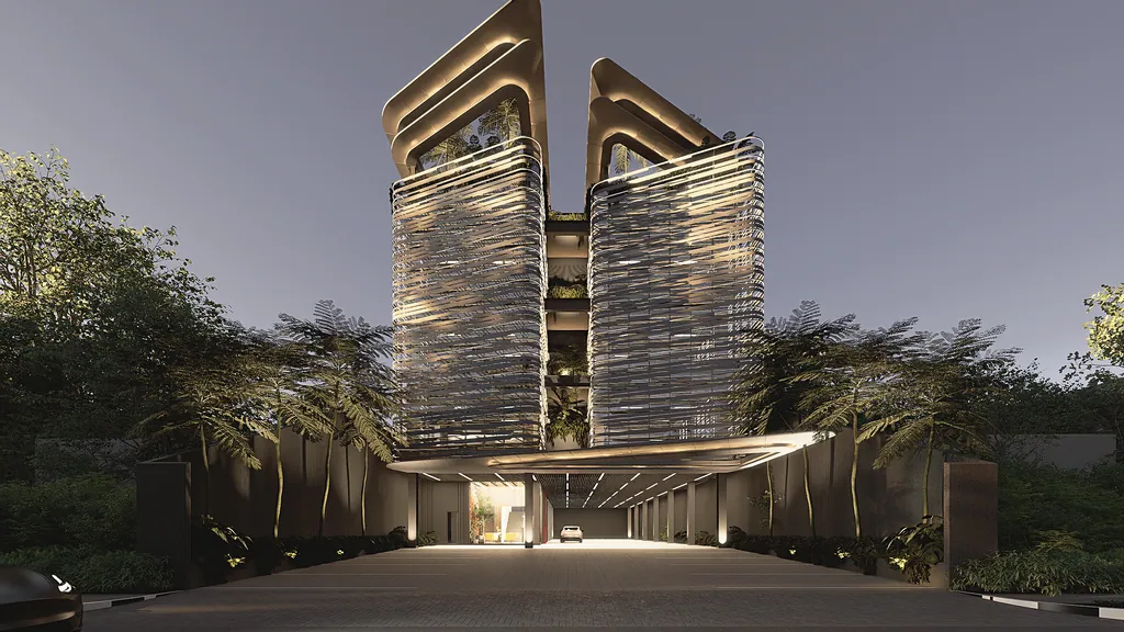 Metro Rent Office, Jakarta — design visualisation, image 1