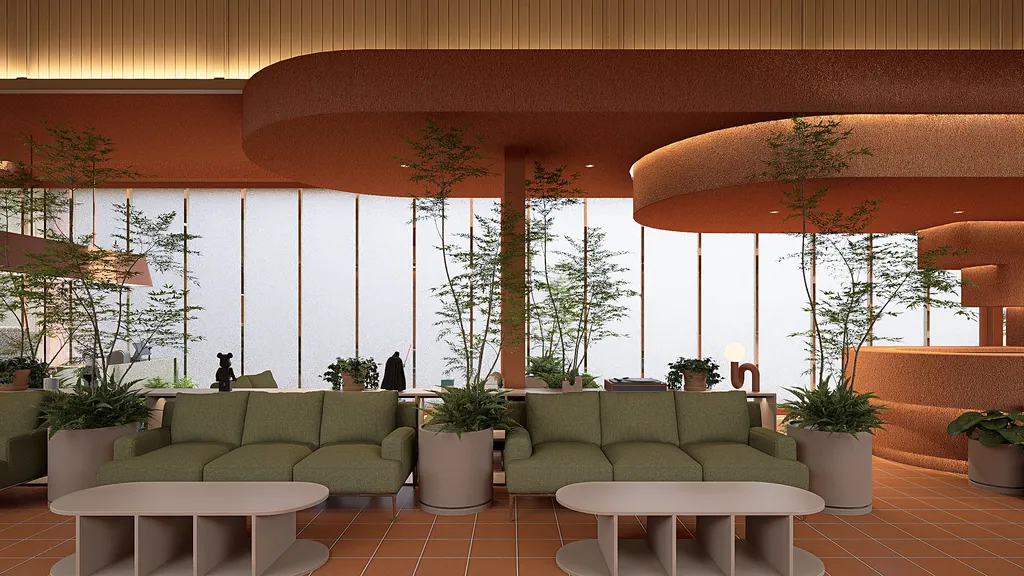 Courtroom Pondok Indah, Jakarta — design visualisation, image 5