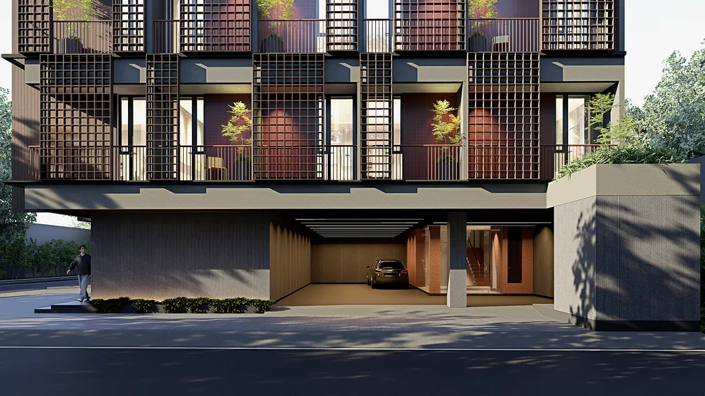 Karawitan Boarding House, Bandung — design visualisation, image 5