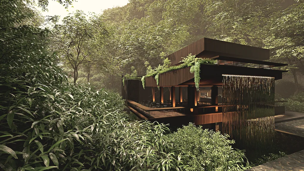 Waterfall Cafe — design visualisation, image 2