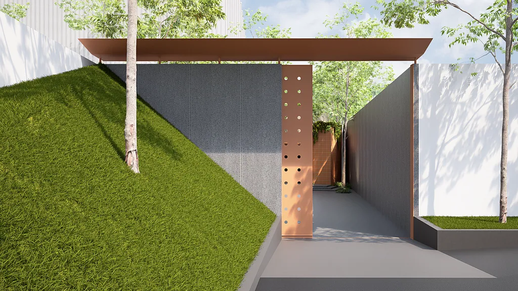 Courtroom Jagakarsa, Jakarta — design visualisation, image 3
