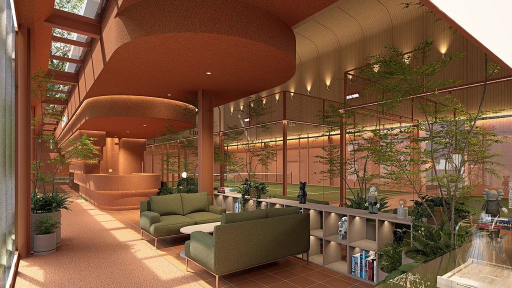 Courtroom Pondok Indah, Jakarta — design visualisation, image 4