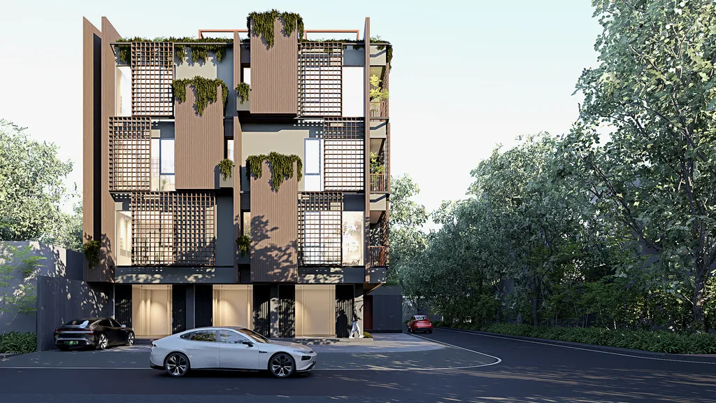 Karawitan Boarding House, Bandung — design visualisation, image 2
