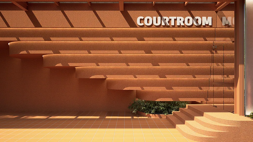 Courtroom Pondok Indah, Jakarta — design visualisation, image 8
